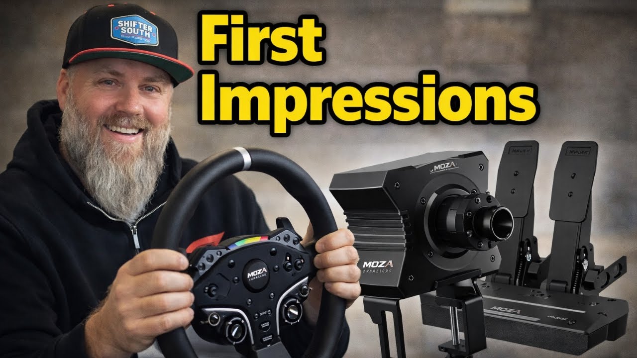 Moza Racing R5 Bundle Unboxing, Install & First Impressions