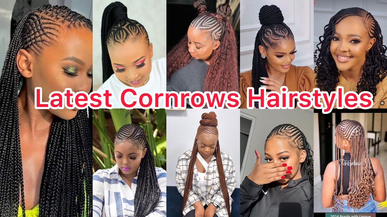 ‼️100+ New & Latest Elegant Cornrows Braids Hairstyles For All African Women🔥Most Stylish & Unique😊