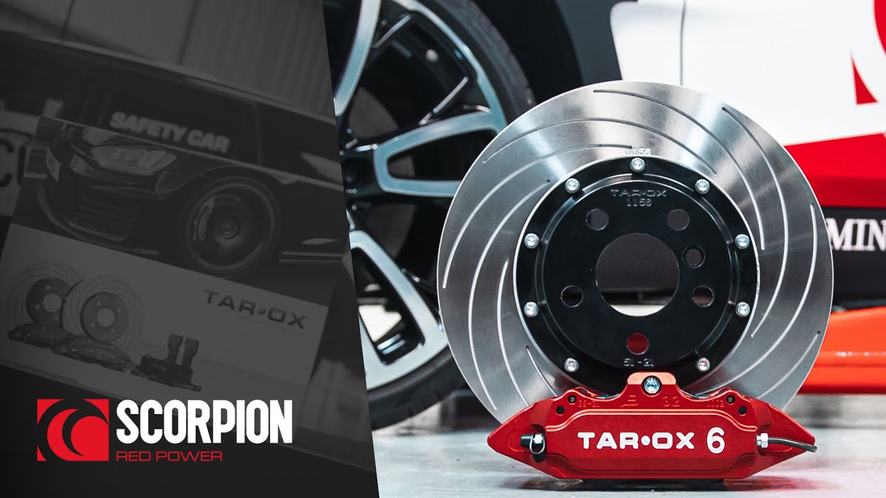 Tarox Install High Performance Brakes On Our 2022 Mini Challenge Safety Car! | Scorpion Exhausts