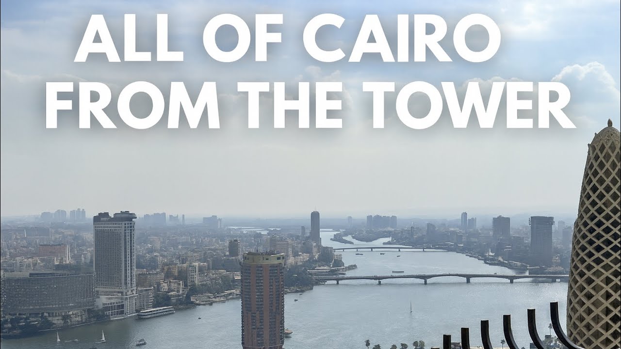 Cairo Tower -See the Pyramids from Downtown Cairo !!