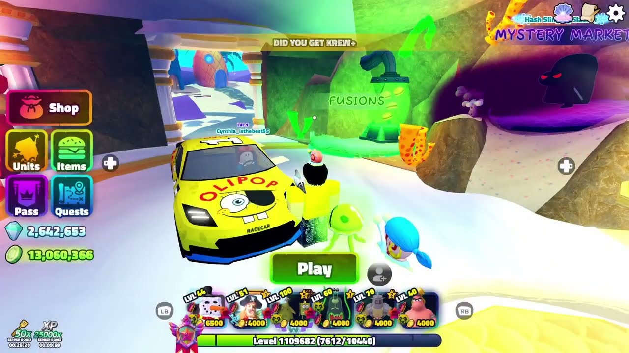 spongebob tower defence ADMIN ABUSE (no mic)