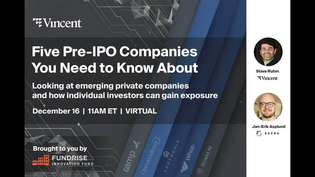 Pre-IPO Briefing: Ramp, OpenEvidence, Apptronik, Whop, and ShieldAI with Sacra's Jan-Erik Asplund
