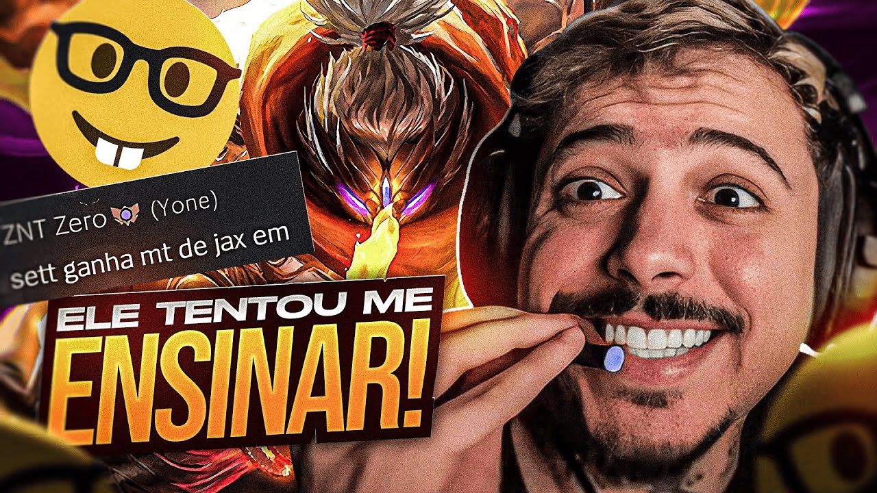 ELE TENTOU ME ENSINAR O REI DO JOGO