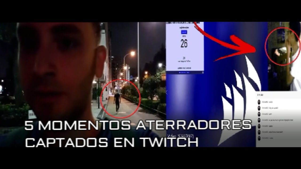 5 Momentos Aterradores Captados en Twitch | Shadowman misterio y mas!!