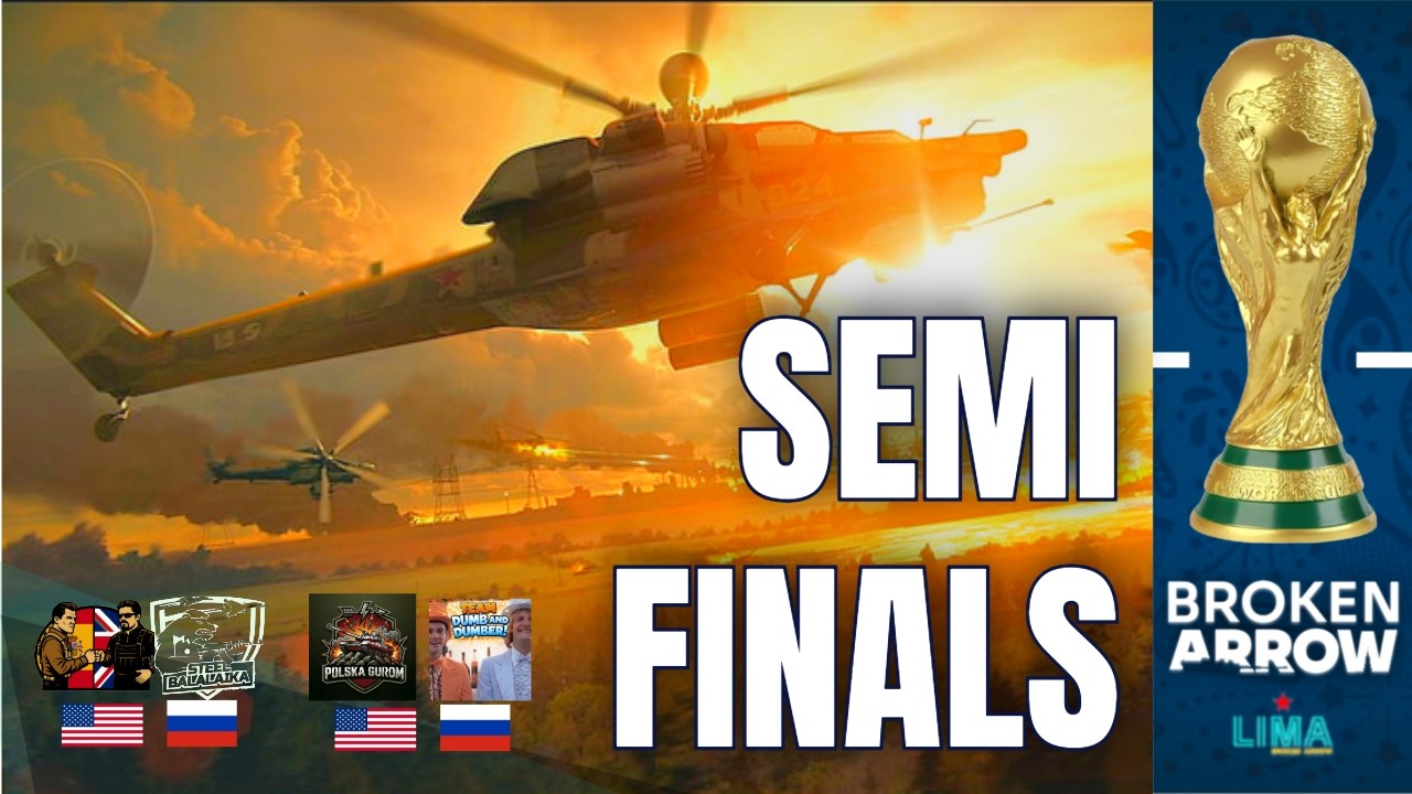 The Semi-Finals - An amazing Blitzkreig and a Long War // Broken Arrow Tournament Commentary 4k