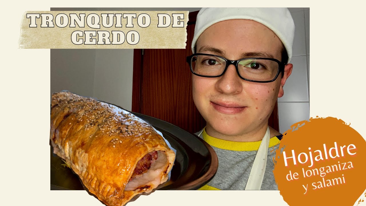 Hojaldre Salado Relleno de Longaniza y Salami