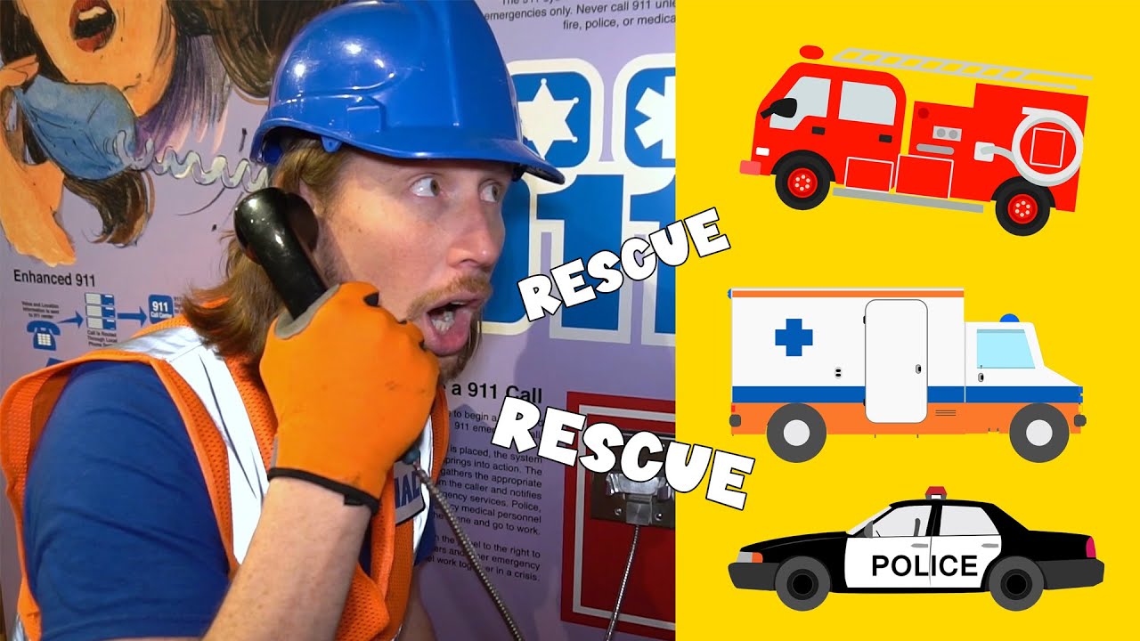 Rescue Vehicles - Fire Trucks, Ambulances and Police Cars