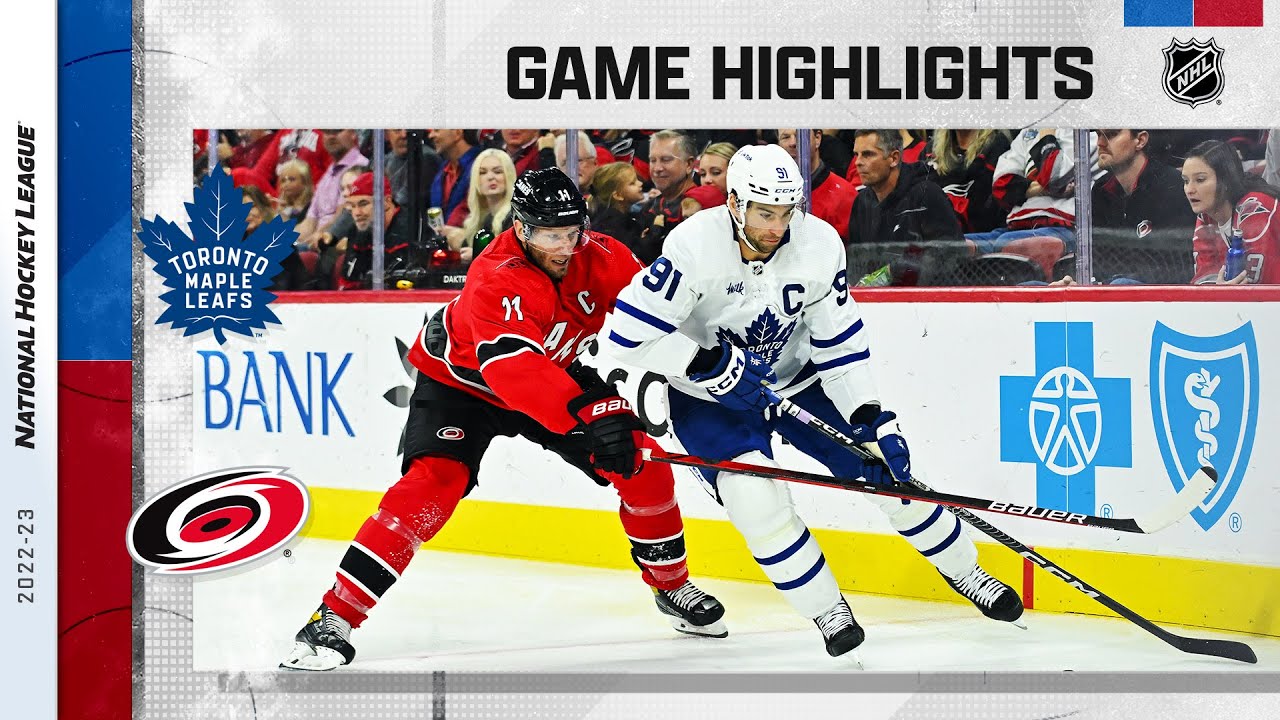 Maple Leafs @ Hurricanes 11/6 | NHL Highlights 2022