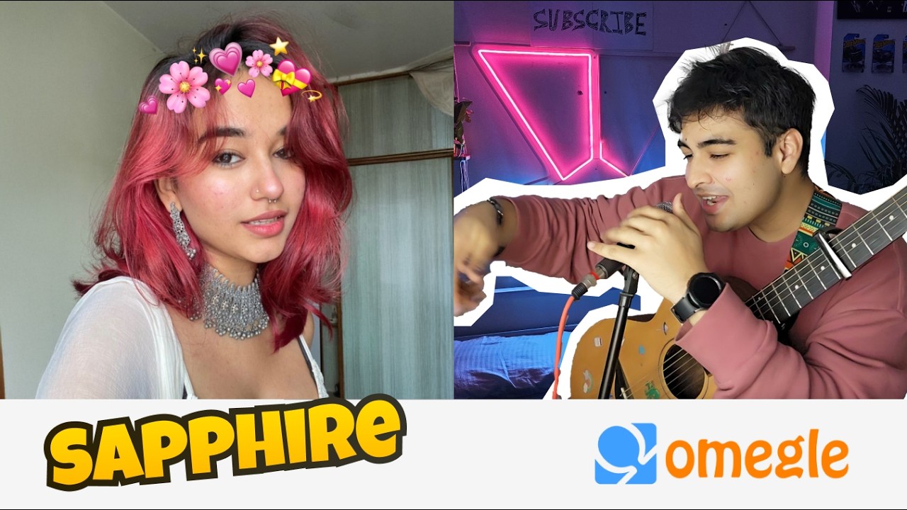 Singing Ed Sheeran & Enrique Iglesias Songs On Omegle
