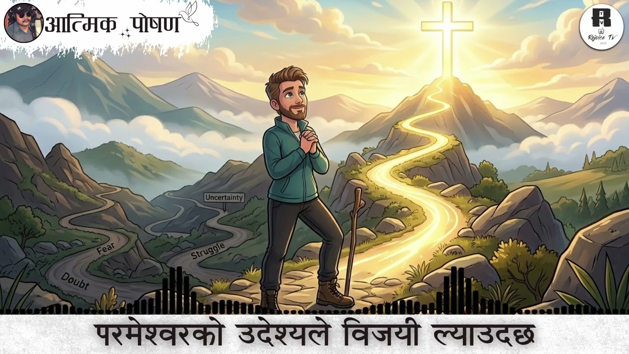 Feb - 28 - आत्मिक पोषण                                 शिर्षक: परमेश्वरको उद्देश्यले बिजयी ल्याउदछ ।