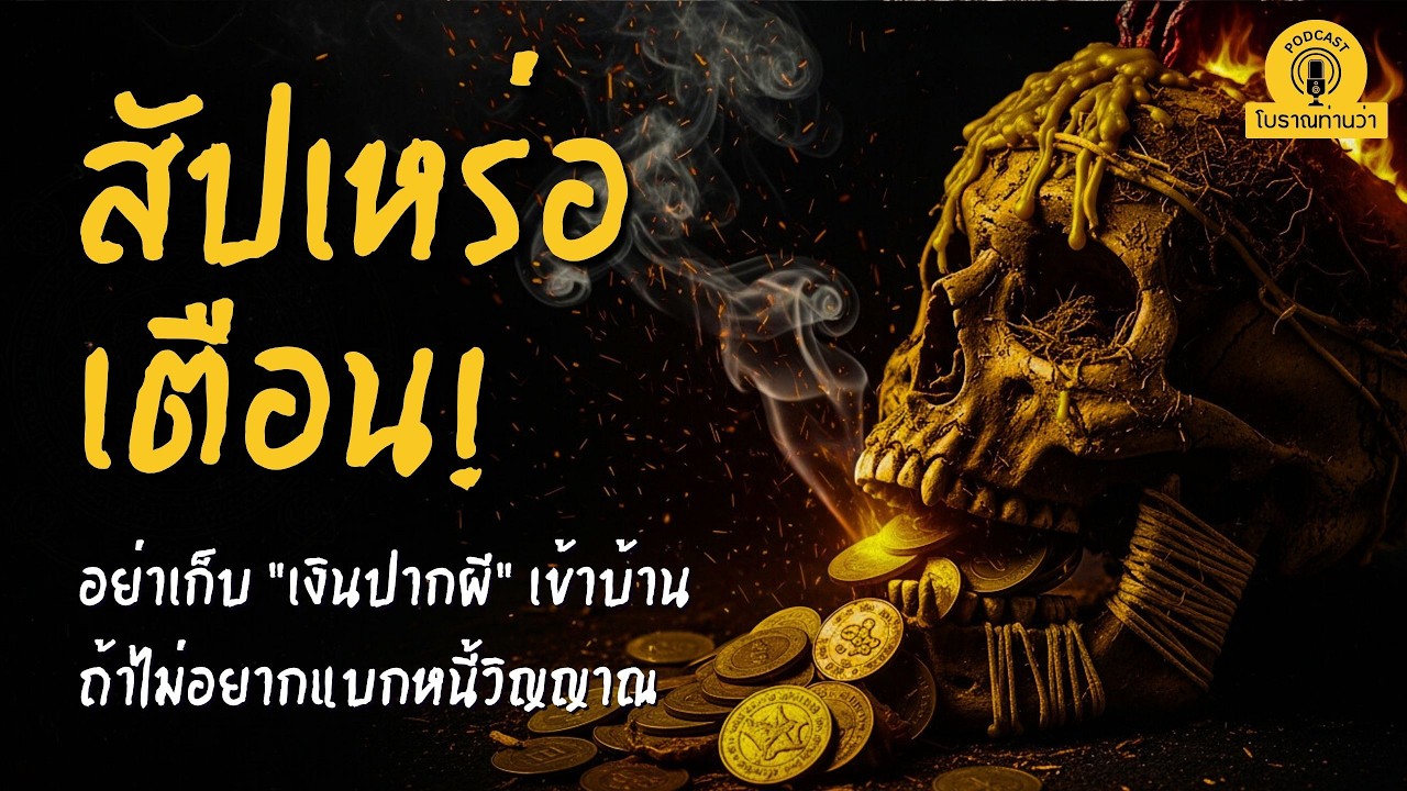 สัปเหร่อเตือนแรง! อย่าเก็บเงินปากผีเข้าบ้าน ความลับหนี้กรรมที่มองไม่เห็น