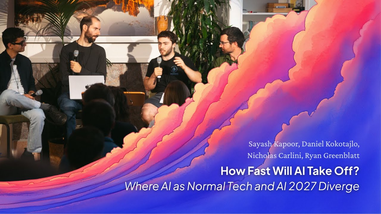 Part 2: How Fast Will AI Take Off? Where AI as Normal Tech and AI 2027 Diverge | The Curve 2025