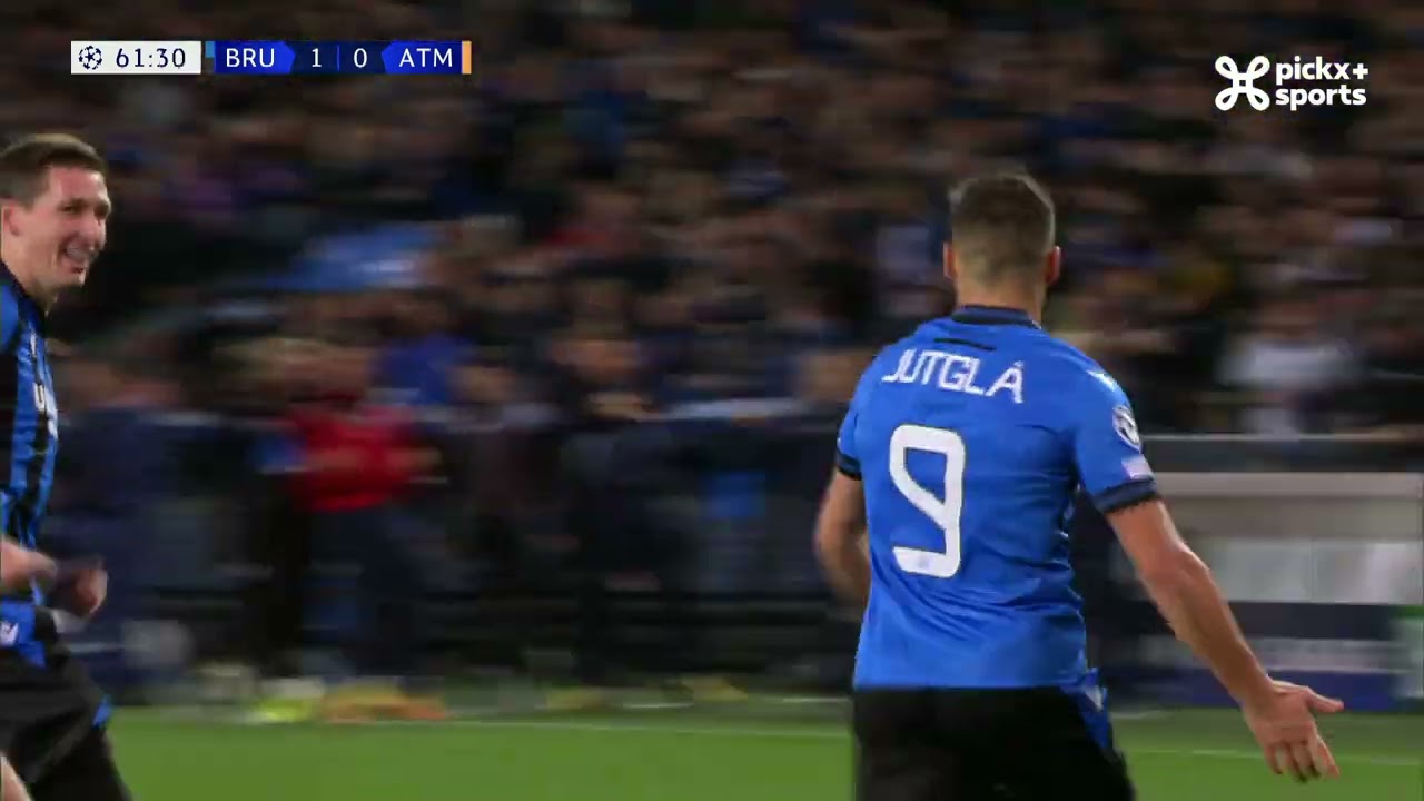 Champions League 04/10/2022 / Goal Jutgl&agrave; against Atletico