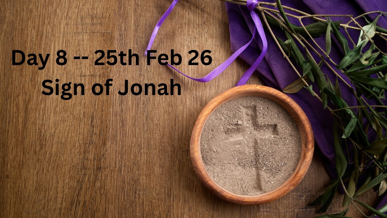 Lent Day 8 - Daily Message & Reading of Bible Words .#bible #lent #fasting