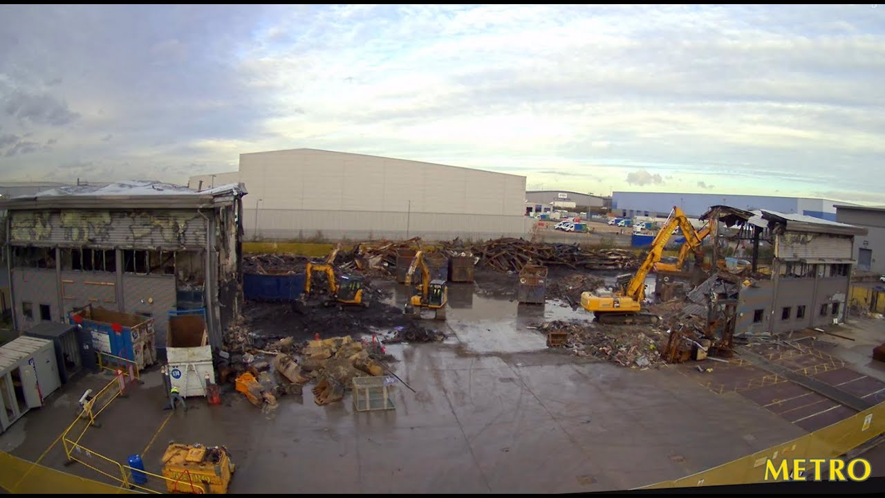 Demolition Timelapse in Enfield