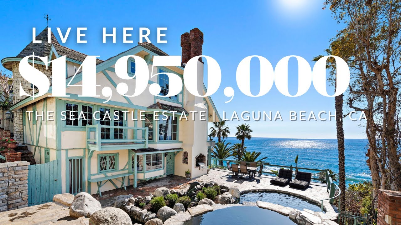 The Sea Castle: Oceanfront Laguna Beach Estate | 31971 S Coast Hwy | $16.5M | Private Beach Access