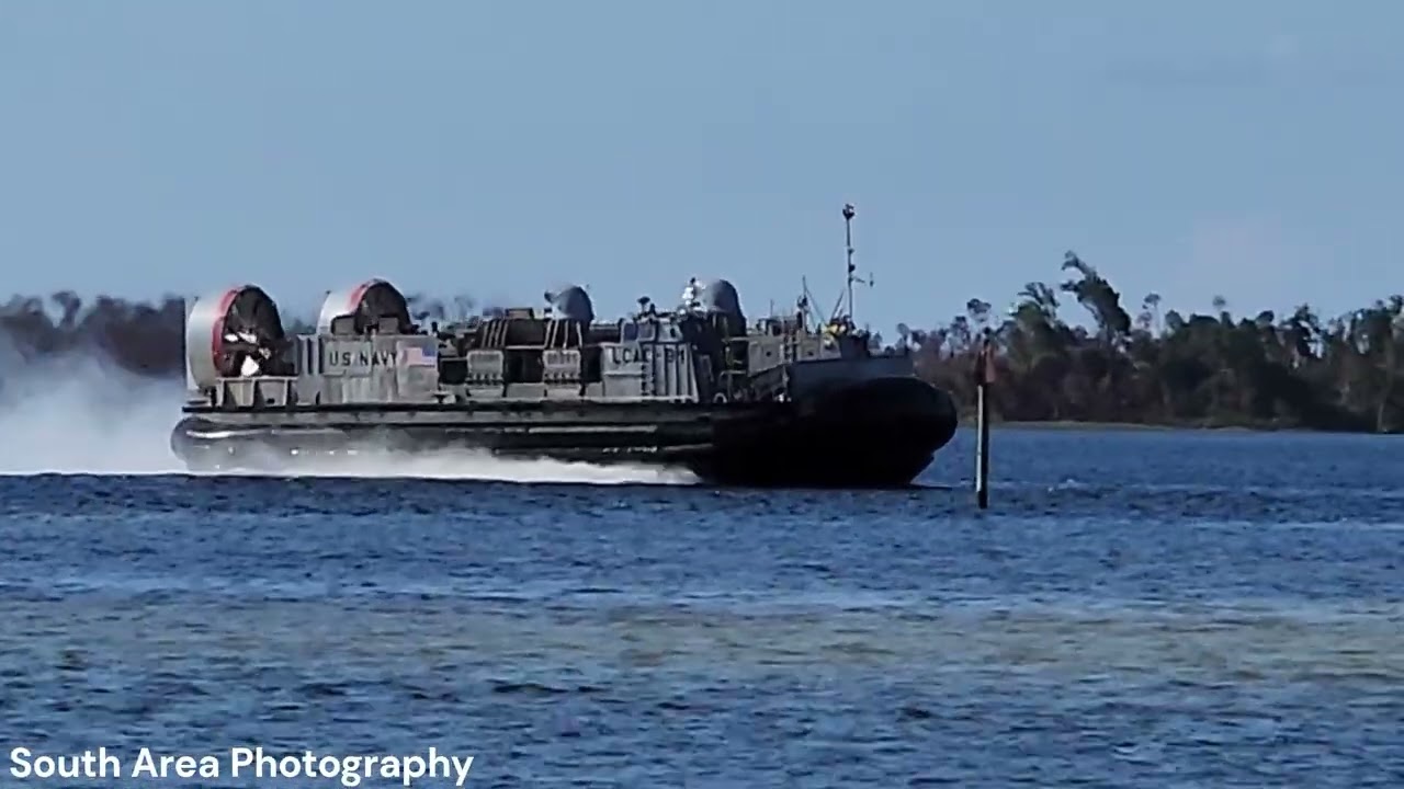 USN Landing Craft Air Cushion (LCAC) (Video 2)