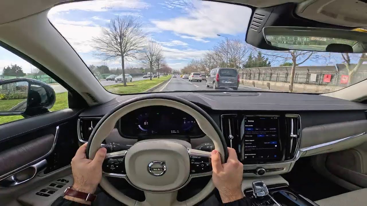 2023 Volvo S90 Recharge T8 AWD Ultimate POV Test Drive