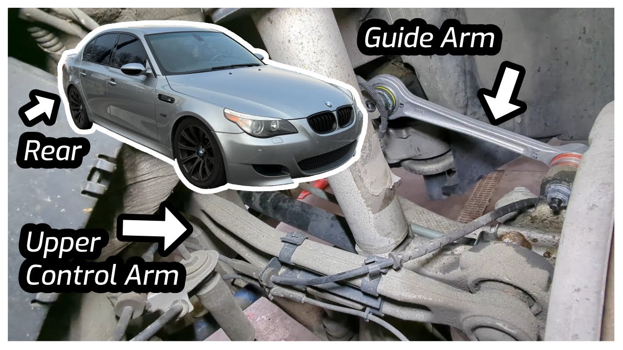 How I replaced E60 rear upper suspension arms BMW (control arm/guide arm)