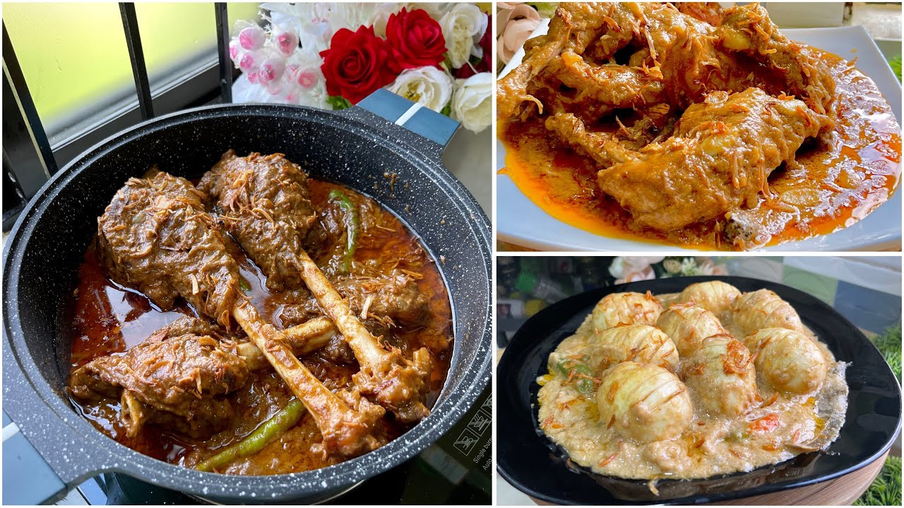 ঈদ স্পেশাল ৩ টি টেস্টি রোস্ট রেসিপি | CHICKEN ROAST, EGG ROAST  and MUTTON LEG ROAST! Bangla (রোস্ট)