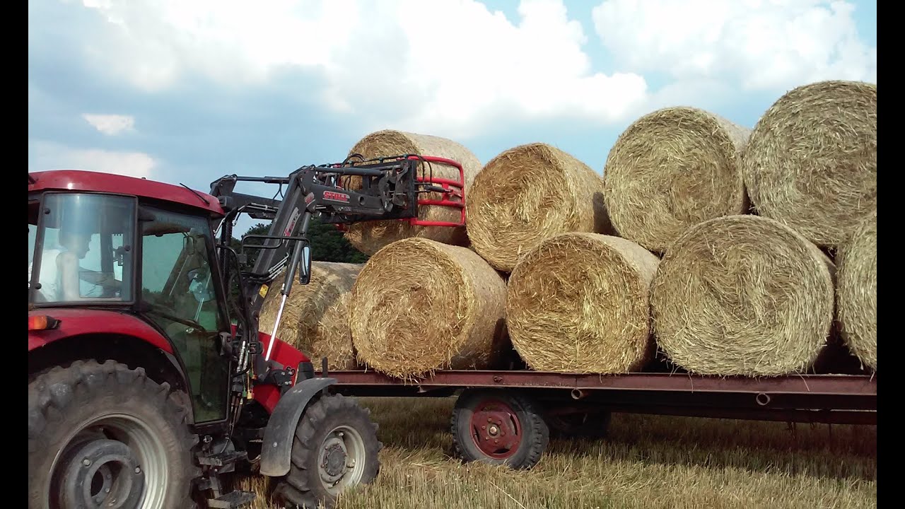ZWOŻENIE SŁOMY 2k15!! Case JX60, Ursus C-335