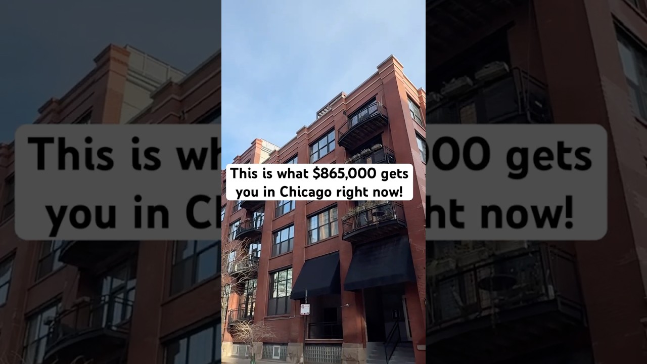 You can buy this 3,550 sqft loft in the West Loop for only $865,000! 