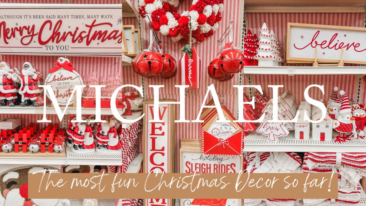 MICHAELS CHRISTMAS DECOR SHOP WIRH ME 2023 🎄 | THE MOST FUN CHRISTMAS DECOR I’VE SEEN SO FAR