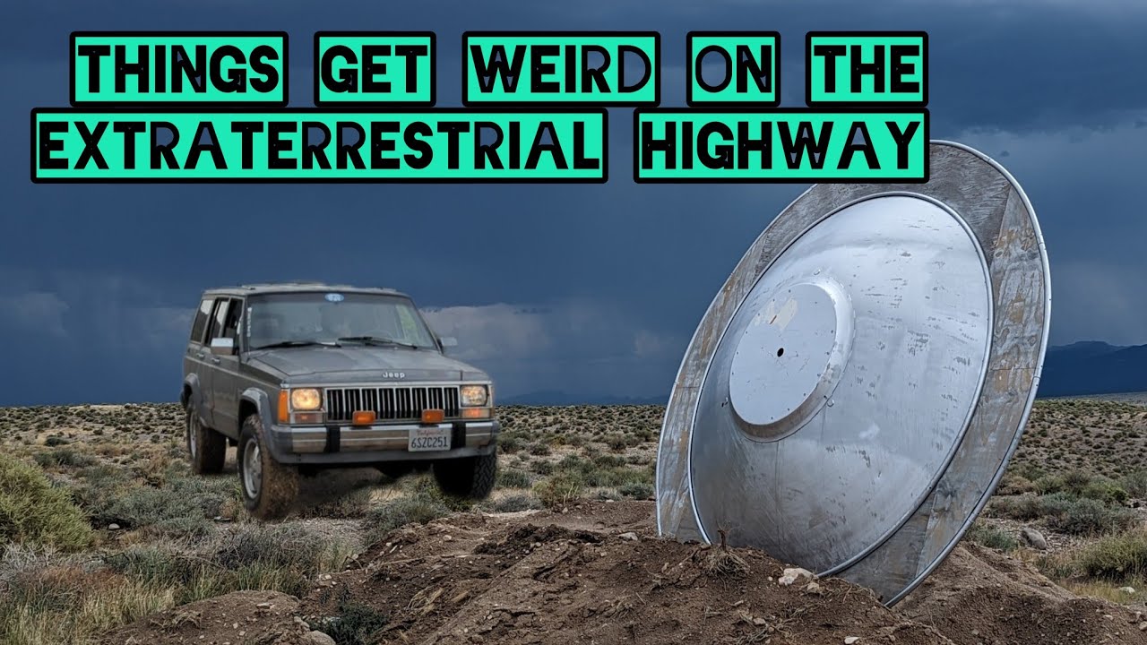 Stranded on the Extraterrestrial Highway! Cathedral Gorge, & Strange Encounters In A Jeep Cherokee