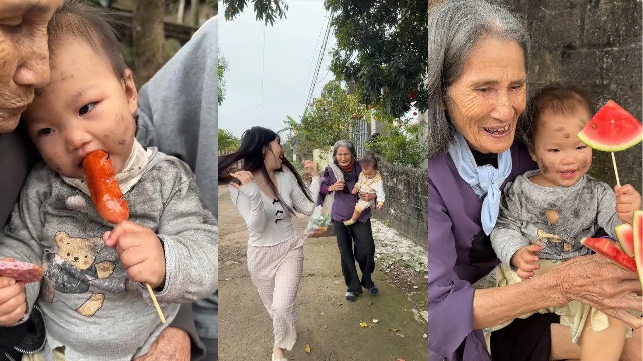 Tổng hợp video bà cụ và cháu gái đáng thương 😭😭😭😭