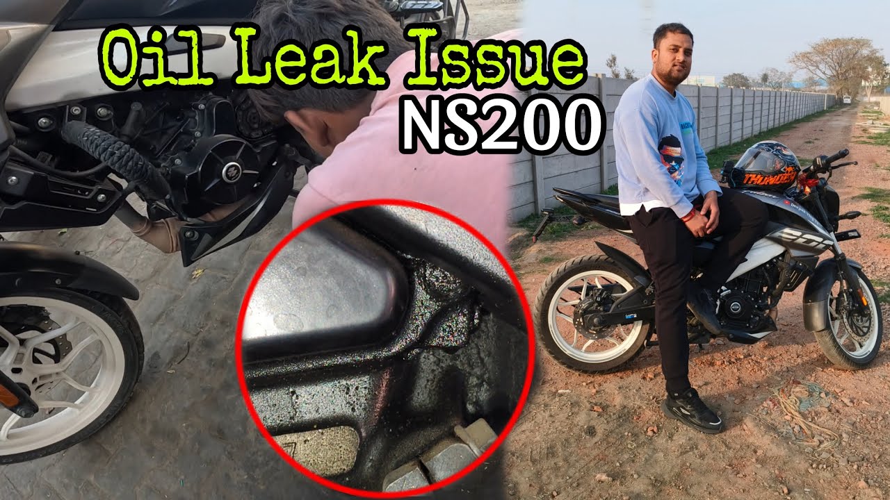 pulsar Ns200 Engine Oil Leakage Issue | ns200 me oil leak hone laga | ns200 oil leak issue
