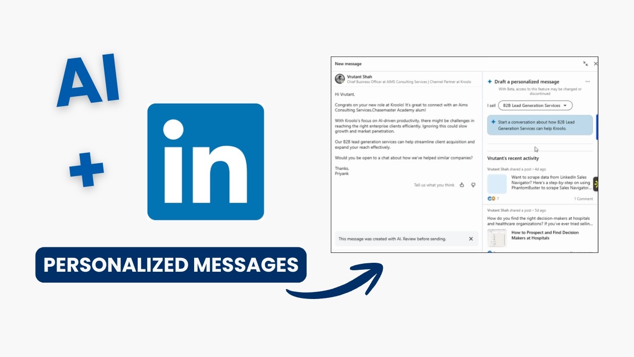 How to Use AI for Hyper-Personalization on LinkedIn Sales Navigator