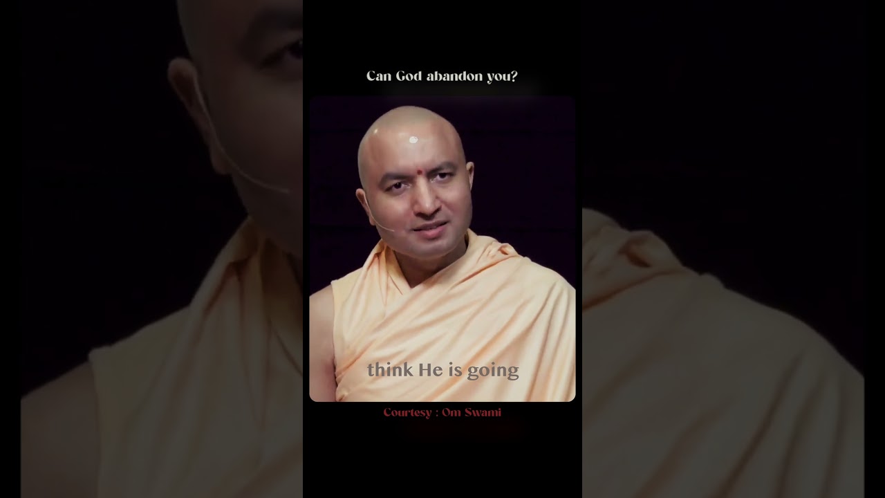 How to Trust God When Life Falls Apart | Om Swami | #youtubeshorts #shorts #dharma