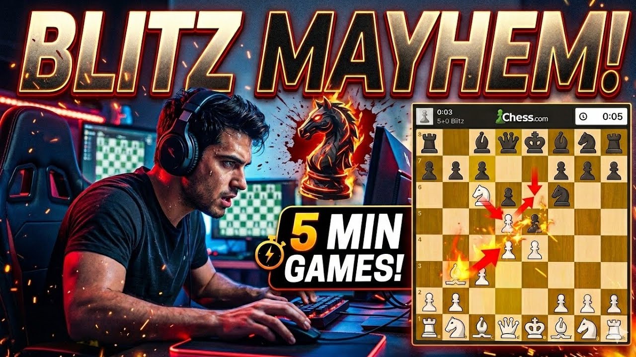 Pure Chaos! First Blood in 5-Minute Blitz Chess 🩸♟️#Chess #BlitzChess #ChessStreamer #RoadTo800ELO