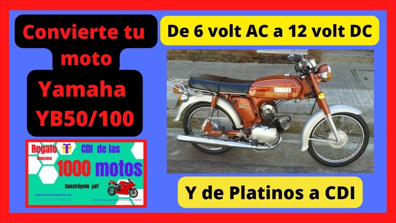 Actualización de Yamaha YB50. CDI y 12 Volt DC. Lo haces todo en el Taller.