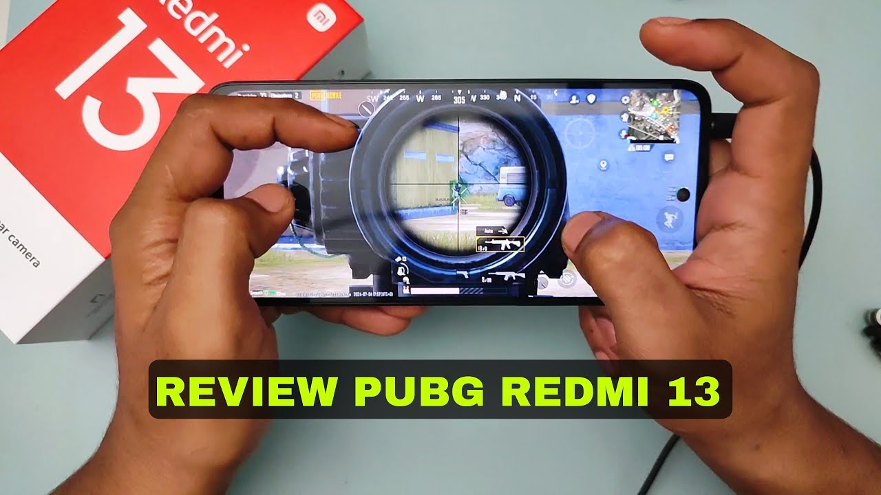 test pubg redmi 13 full handcam