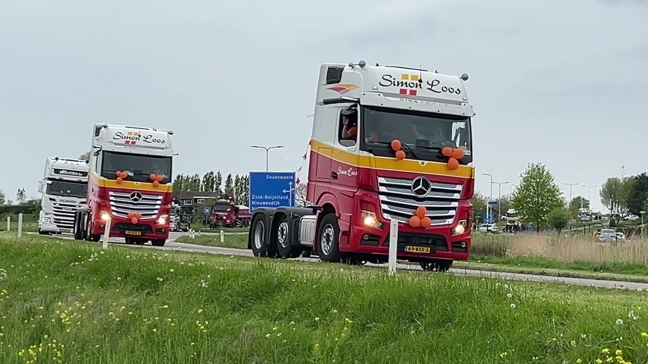 Truckersrit Hoeksche Waard Koningsdag 2024