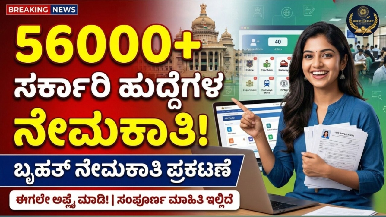 Karnataka Govt Jobs 2026 | Group A B C Vacancies |KPSC KEA Recruitment Update | SSLC PUC Degree Jobs