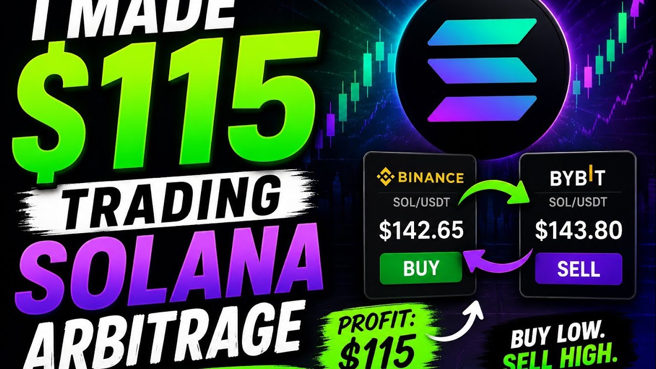 HOW I MADE $15 IN 10MIN TRADING SOLANA ARBITRAGE STRATEGY 