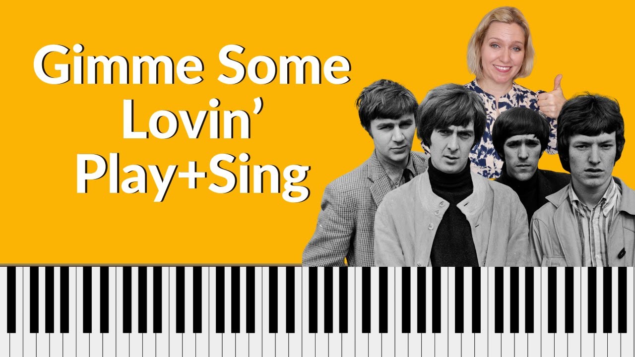 Gimme Some Lovin' Piano Tutorial - Sing and play - EASY! [FREE DOWNLOAD]