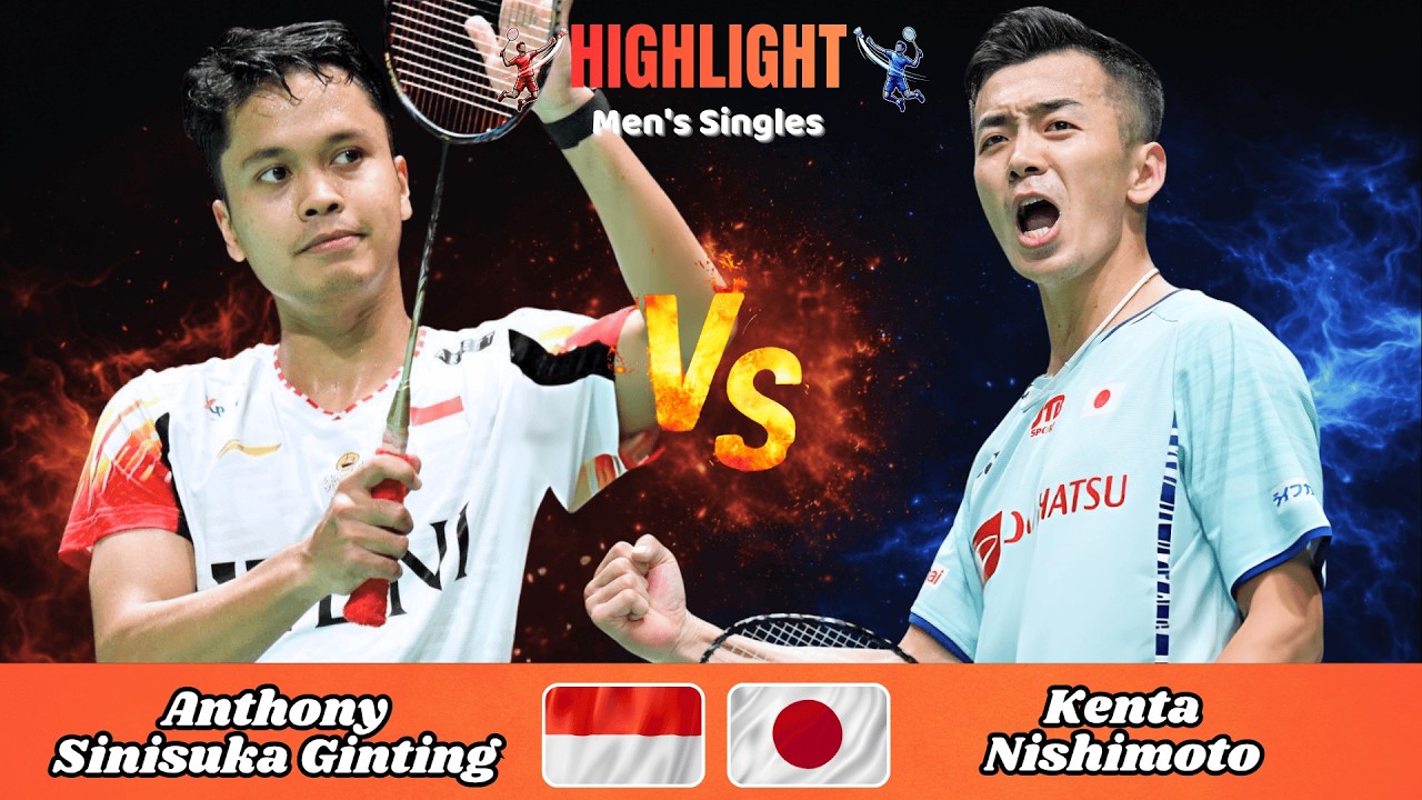 Men's Singles | Anthony Sinisuka Ginting (INA) vs Kenta Nishimoto (JPN) | Badminton 2026