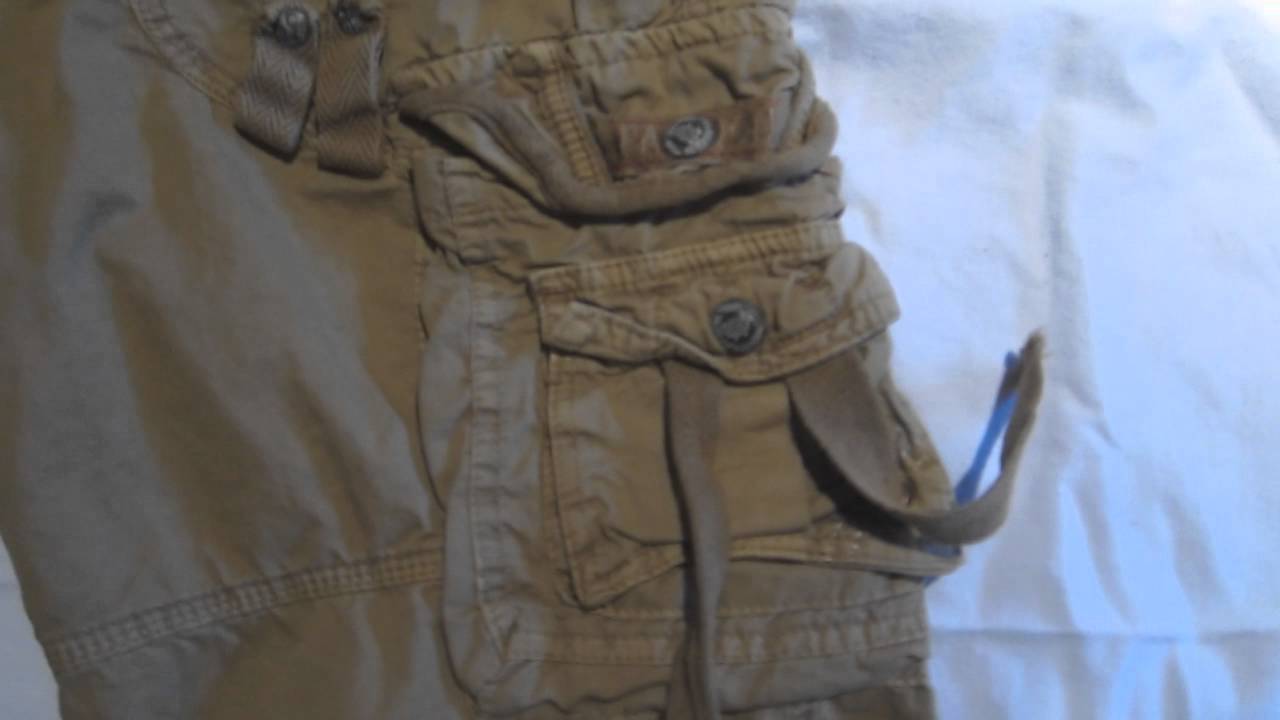Men's Casual Washing 3/4 Length Cotton Cargo Shorts