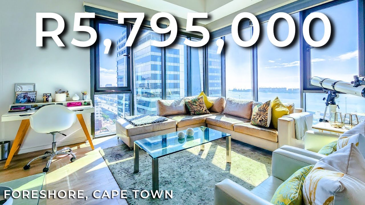 New Luxury City Apartment with Insane Harbour Views Listed at R5,795,000 in Cape Town!