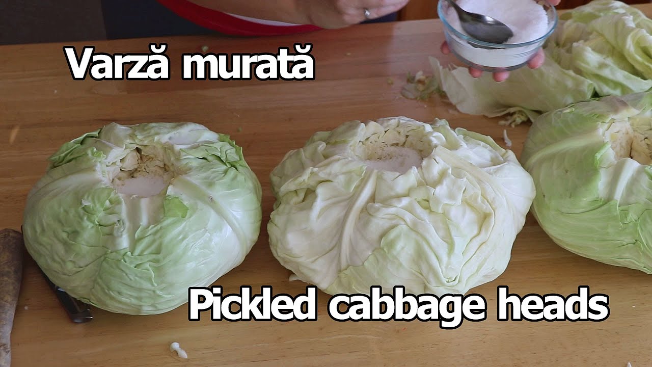 How to make Pickled Cabbage head for Cabbage Rolls | Cum sa faci varza murata pentru sarmale