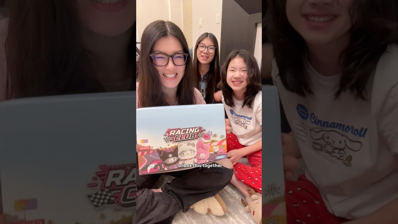 Unbox MINISO X Sanrio Racing Club Surprise Box with us together! 🥳@miniso.official #miniso #sanrio