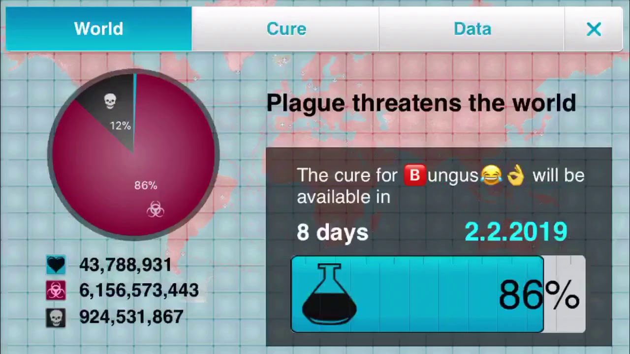 [Plague Inc.] Fungus (Mega Brutal) in 3:29 (World Record)