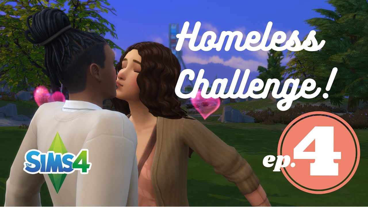 HOMELESS CHALLENGE EP. 4 - DUE CUORI E UNA CAPANNA!- THE SIMS 4 ITA