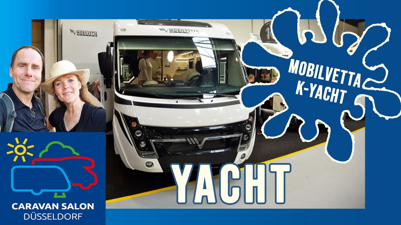 NEUHEIT 2024 🆕 MOBILVETTA K-YACHT TEKNO LINE 86 • Yacht • Maritimes Wohnmobil • Italienisches Design