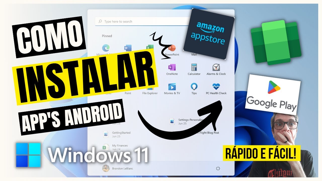 COMO Instalar APPs ANDROID no WINDOWS 11...Rápido e Fácil!