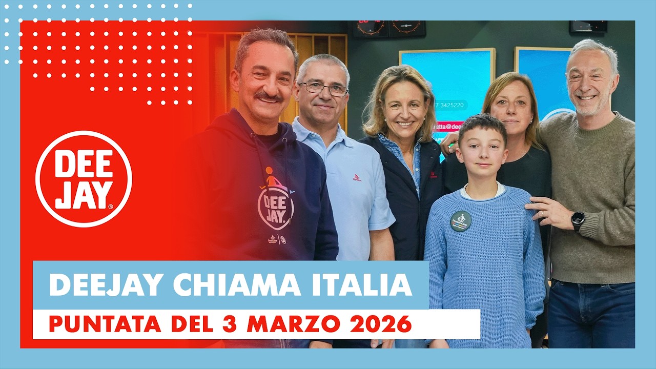 Deejay Chiama Italia - Puntata del 3 marzo 2026 / Ospite Dynamo Camp