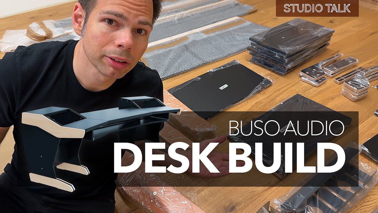 Buso Audio Producer XL Studio Desk Build (Voice and Building ASMR)